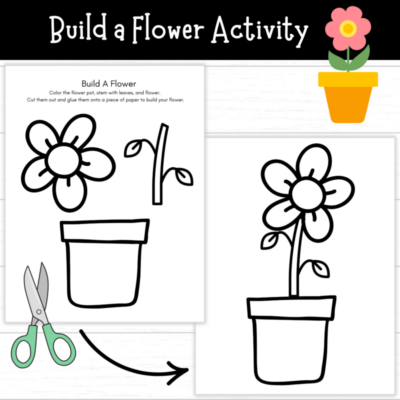 Build a Flower Craft for Kids – Fun Spring Cut & Paste Activity