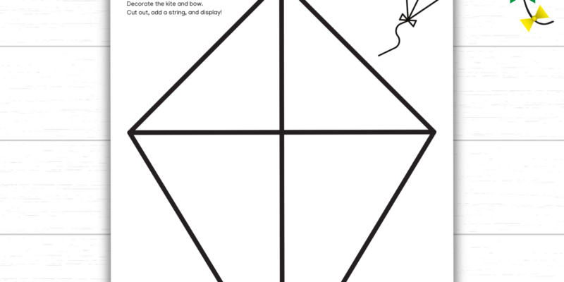 Printable Design a Kite Activity