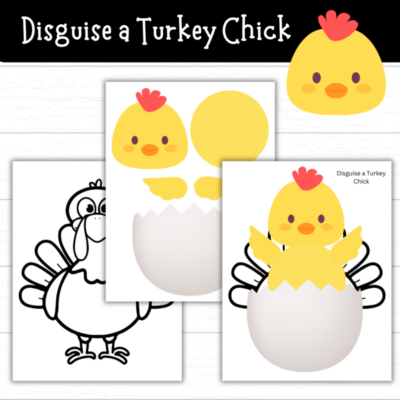 Printable Disguise a Turkey Chick