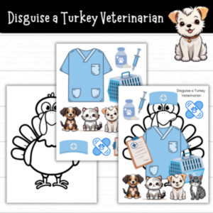 Printable Disguise a Turkey Veterinarian