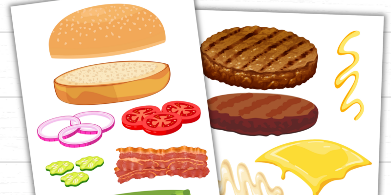 Printable Build a Burger Activity