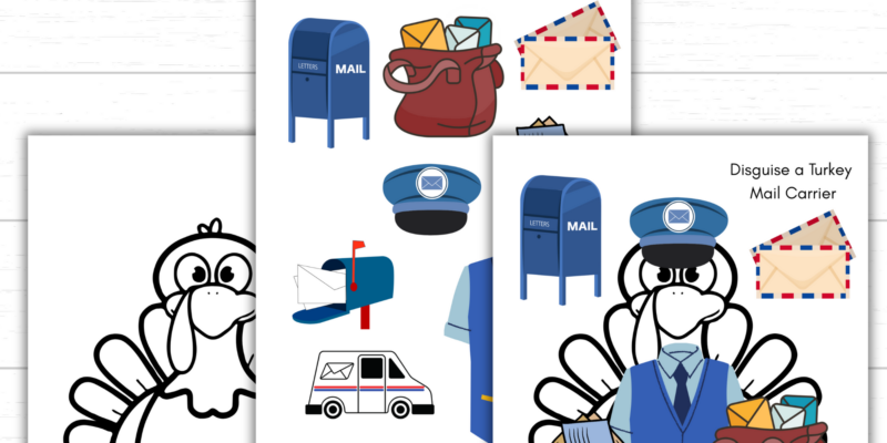 Printable Disguise a Turkey Mailman