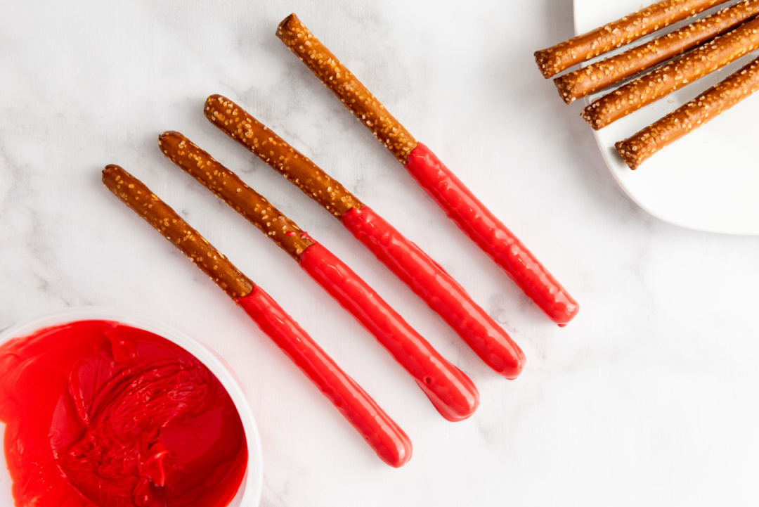 Patriotic Pretzel Rods