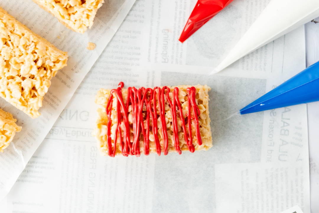 Patriotic Rice Krispie Treats