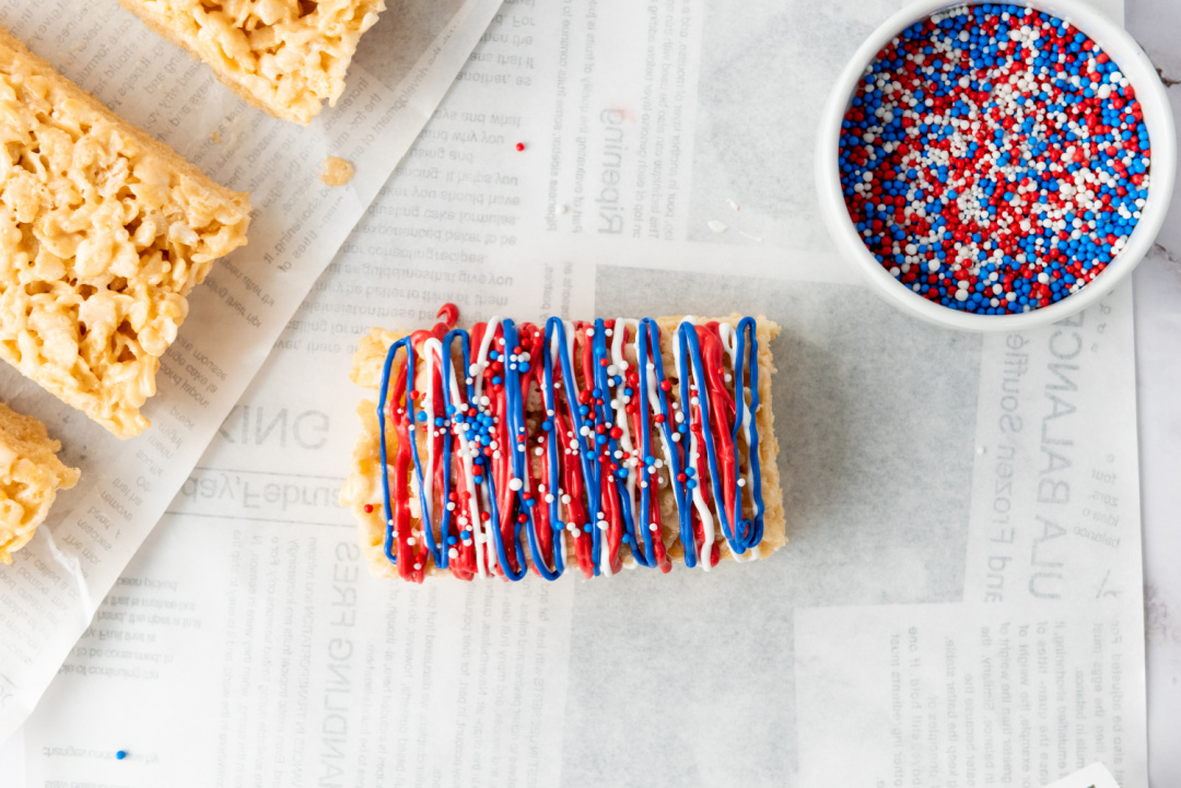 Patriotic Rice Krispie Treats