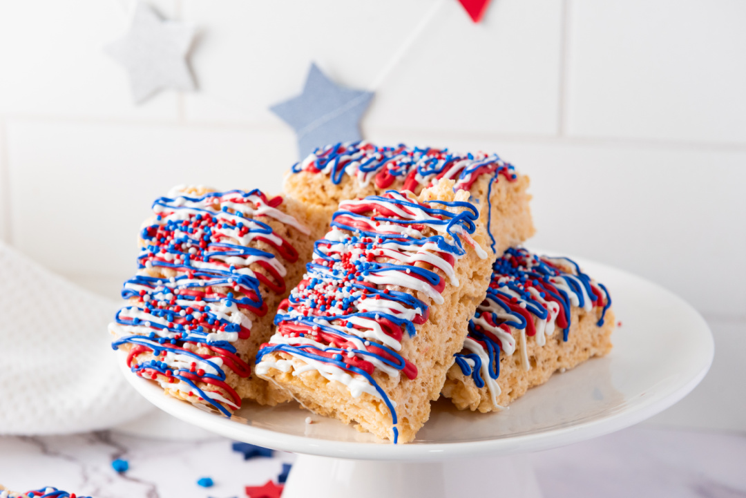 Patriotic Rice Krispie Treats