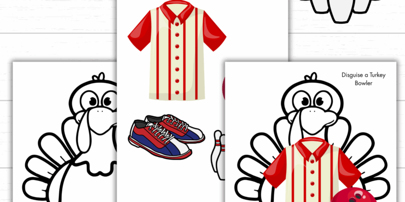 Printable Disguise a Turkey Bowler