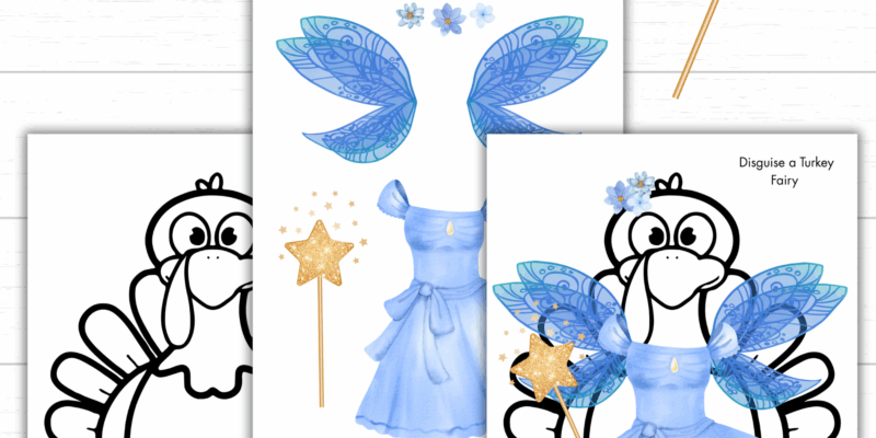 Printable Disguise a Turkey Fairy