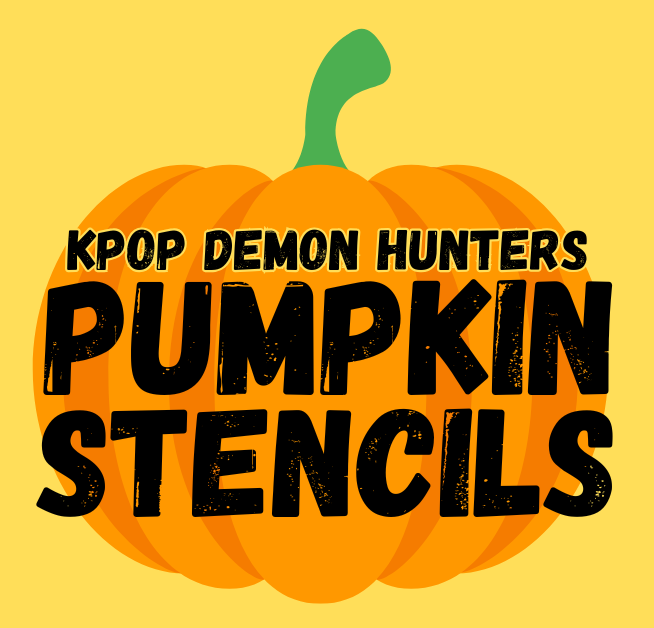 21+ Printable KPOP Demon Hunters Pumpkin Stencils for Halloween