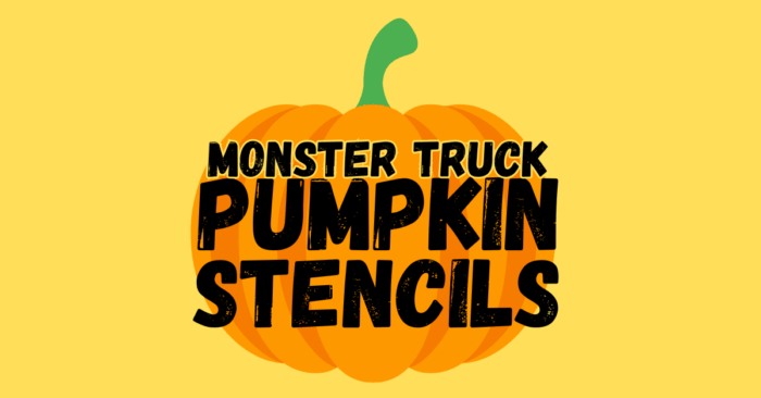 Monster Truck Pumpkin Stencils Printable