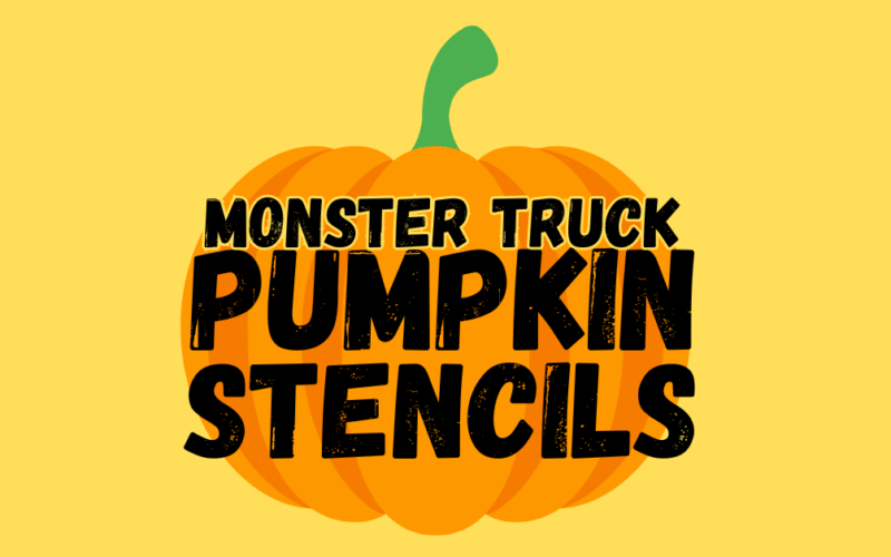 Monster Truck Pumpkin Stencils Printable