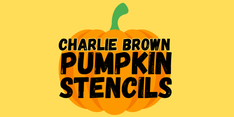 Printable Charlie Brown Pumpkin Stencils