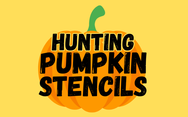 hunting pumpkin stencils printable