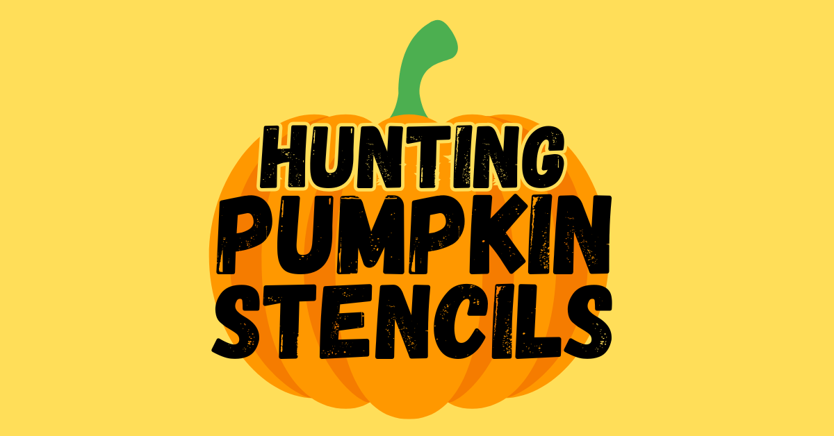 Printable Hunting Pumpkin Stencils