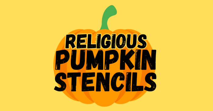 Religious Pumpkin Stencil printables