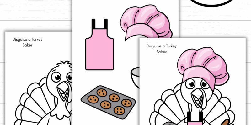 Printable Disguise a Turkey Baker