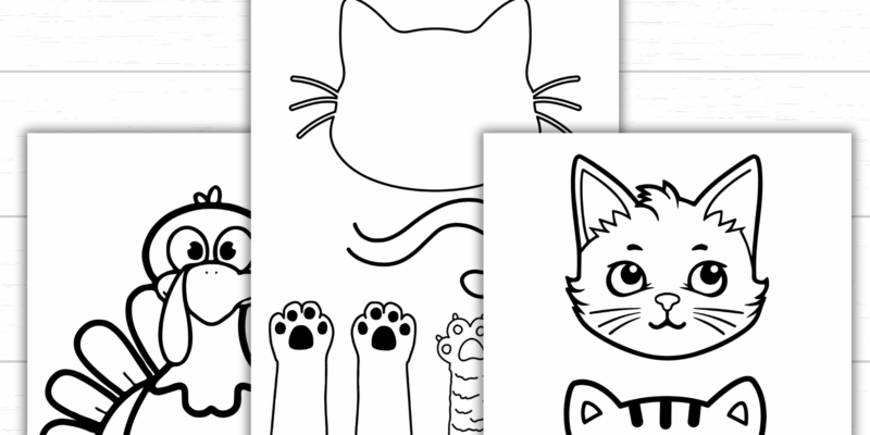 Printable Disguise a Turkey Cat