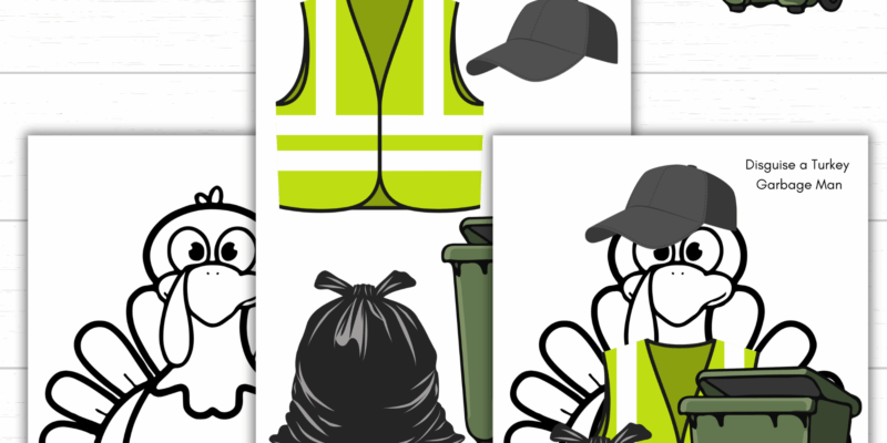 Printable Disguise a Turkey Garbage Man