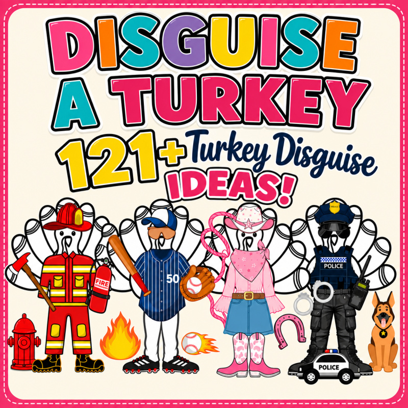 121+ Printable Disguise a Turkey Ideas