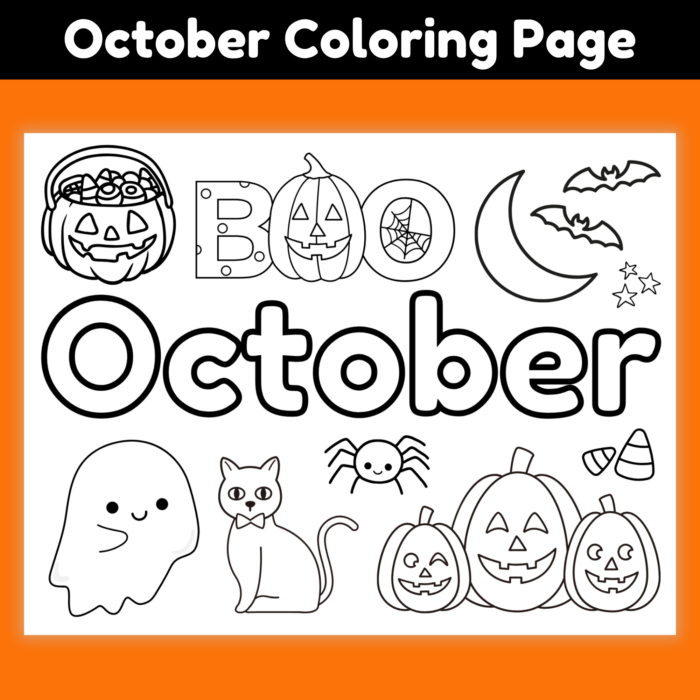 October Coloring Page (1) - Mom. Wife. Busy Life.